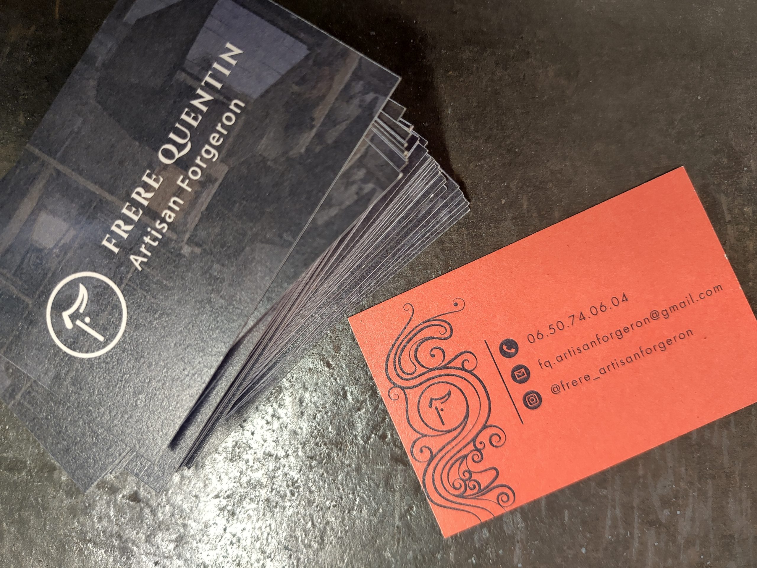 Identité visuelle coutellerie artisanale – logo et charte graphique Frère Coutellerie