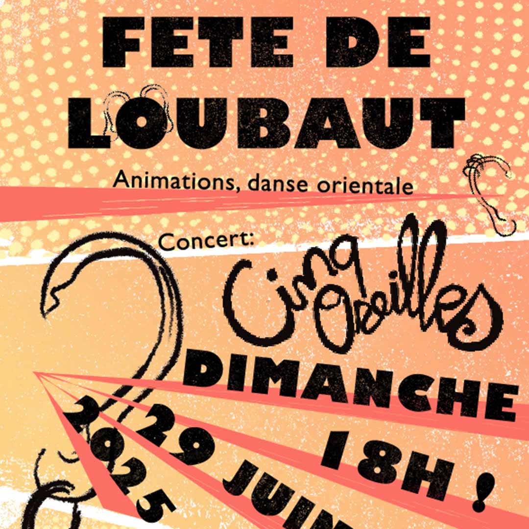 Flyer promotionnel pour Loubaut – création print