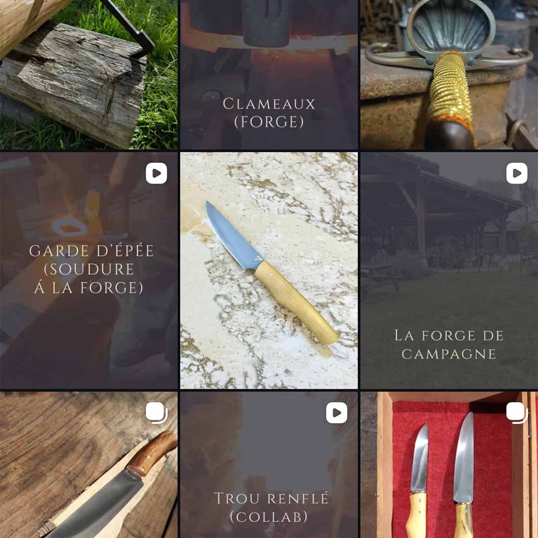 Exemple de feed Instagram professionnel – client Holisticrea