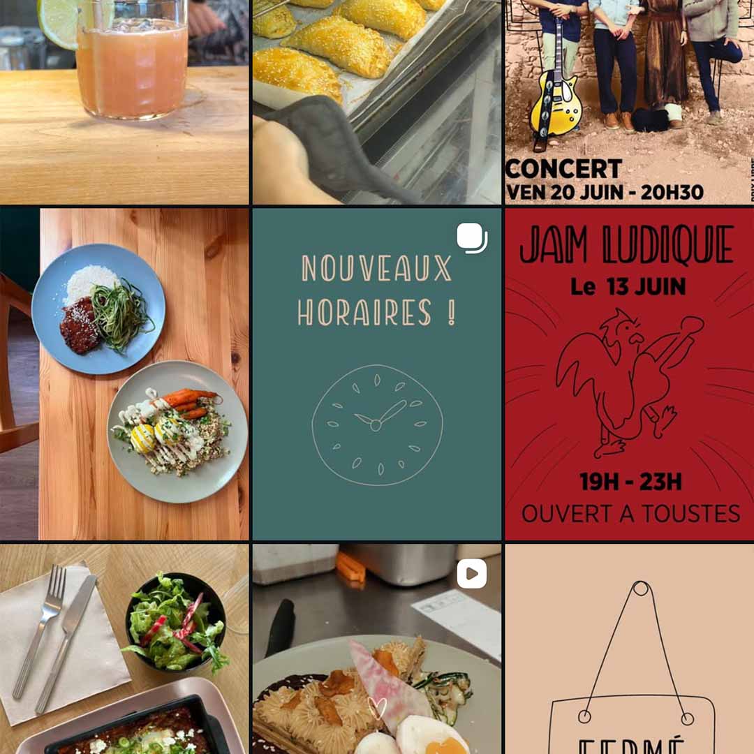 Stratégie de contenu Instagram pour client