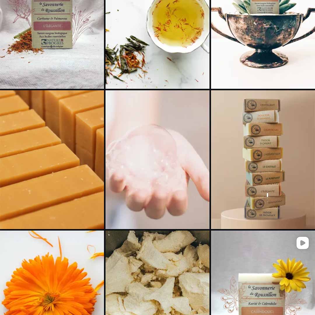 Gestion Instagram pour la Savonnerie du Roussillon